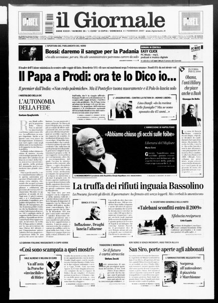 Il giornale : quotidiano del mattino